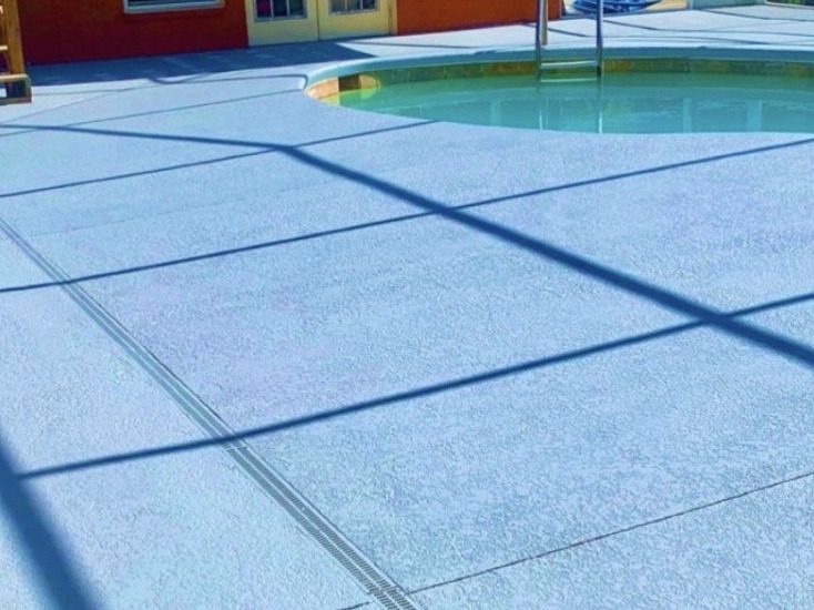 Pool deck resurfacing after, Crete Concepts, Southwest Florida