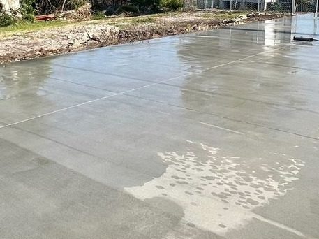 Large slab finished, Crete Concepts, Southwest Florida