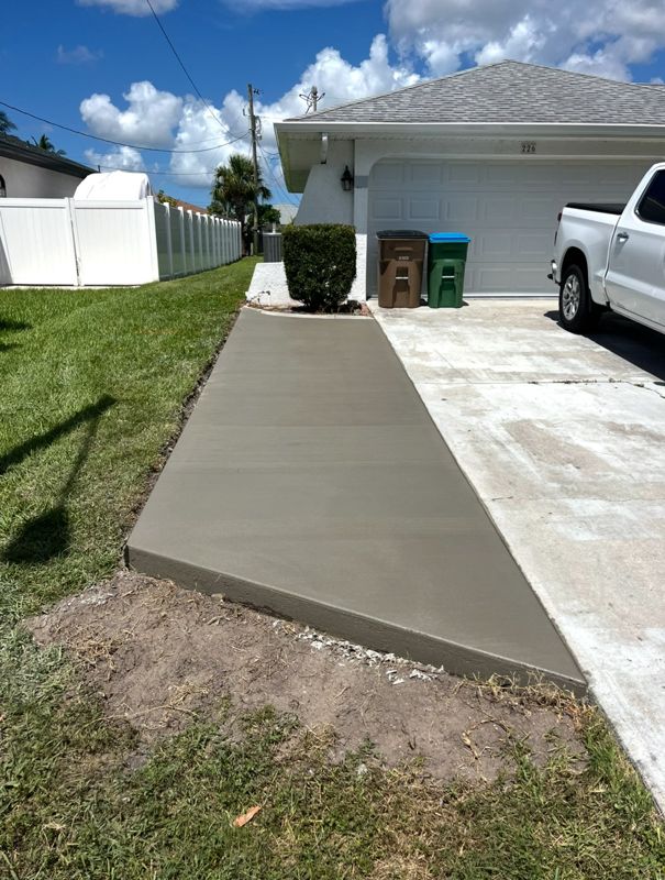 Extension for an extra parking spot, Crete Concepts, Southwest Florida